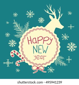 Christmas frame for text