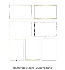Christmas Frame Vector for greeting card, flyer, brochure, and more