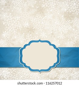 The Christmas frame. Vector illustration.