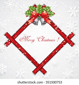 Christmas frame vector illustration