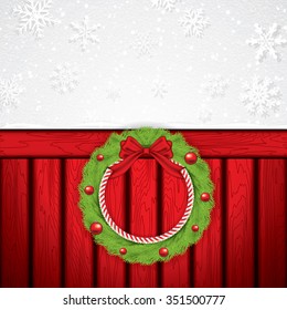 Christmas frame. Vector illustration