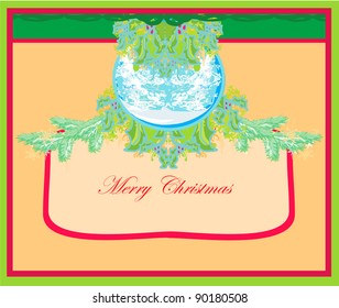 Christmas Framework style card.