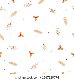 Christmas Fun And Cute Seamless Pattern Vector