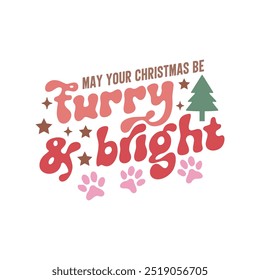Cão engraçado de Natal Dizendo Design