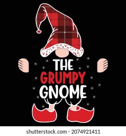 Christmas Funny Gnome Svg Cut file design svg