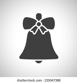 Christmas garland with bow. Vector.