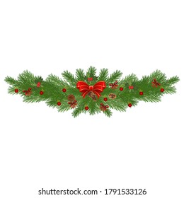 Christmas Festive Poinsettia Christmas Tree Decor Stock Vector (Royalty ...
