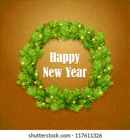 Christmas garland vector image