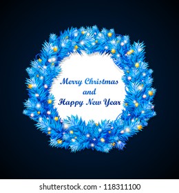 Christmas garland vector image