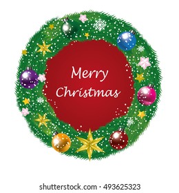 Christmas garland vector image