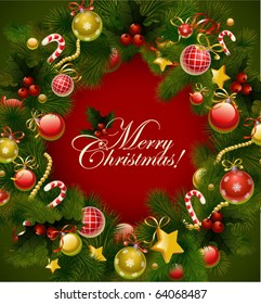 Christmas garland  vector image