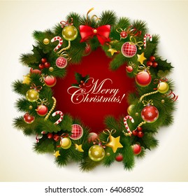 Christmas garland  vector image