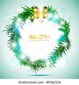 Christmas garland vector image