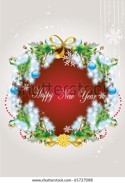 Christmas Garland Vector Free Download - Download Stok Image Vector Free