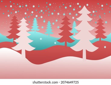 Christmas geafics with snowflakes. Winter artwork for background.