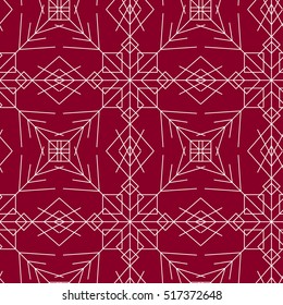Christmas geometric seamless reaped pattern 