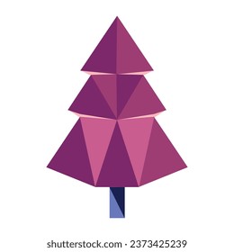 icono editable del tema de color geométrico de Navidad