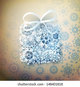 Christmas Gift Background. EPS 10