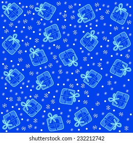 Christmas gift background vector graphic illustration design art