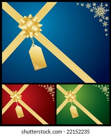 Christmas gift bow