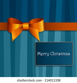 Caja de regalo de Navidad con arco
