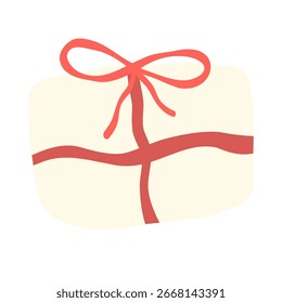 Caja de regalo de Navidad con arco