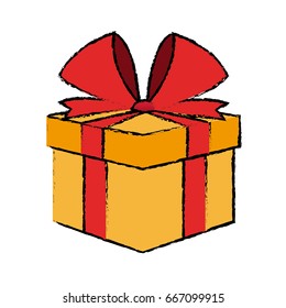 christmas gift box bow ribbon decoration celebration