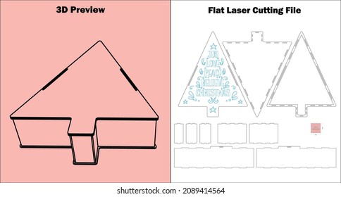 Christmas Gift Box
Gift boxes have the potential to make gift-giving magical. This model is a Christmas Gift Box that can be used as a flower box.
available for all 3mm material thicknesses