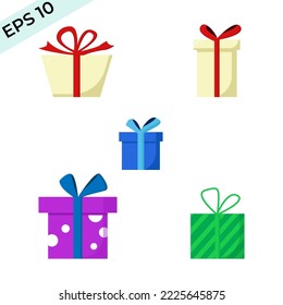 Christmas Gift Box Collection. vector eps 10. easy to edit
