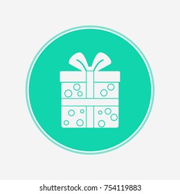 Christmas gift box icon