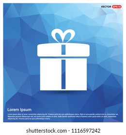 Christmas Gift Box Icon - Free vector icon