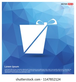 Christmas Gift Box Icon - Free vector icon