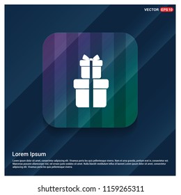 Christmas Gift Box Icon - Free vector icon