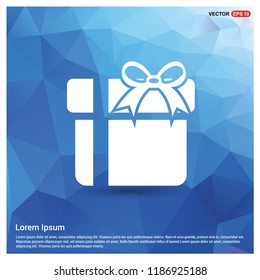 Christmas Gift Box Icon - Free vector icon