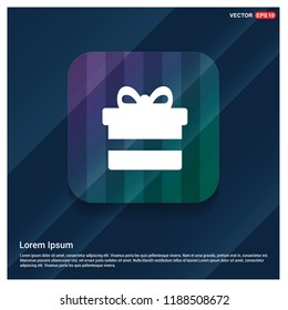 Christmas Gift Box Icon - Free vector icon