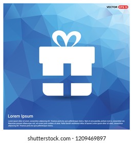 Christmas Gift Box Icon - Free vector icon