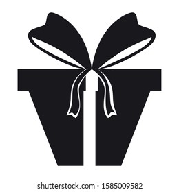 Christmas gift box icon. Christmas season - Vector