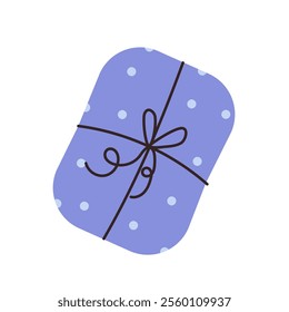 Christmas gift box. Present. Package.