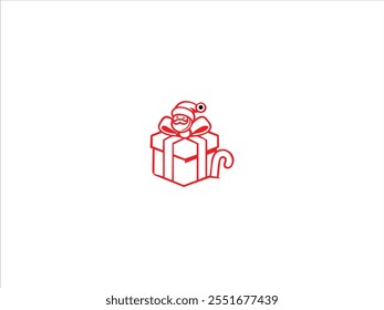 Christmas gift box vector design