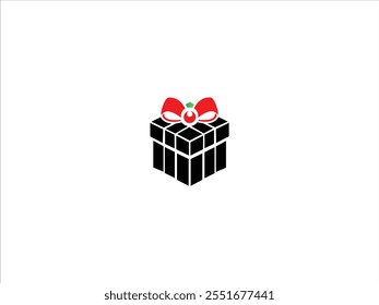 Christmas gift box vector design
