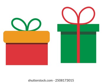 Christmas gift box vector illustration	