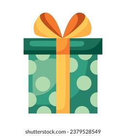 christmas gift box vector isolated