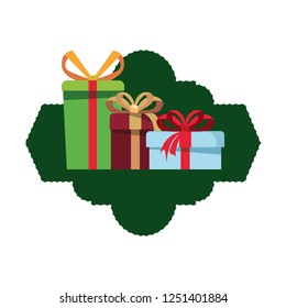 christmas gift boxes celebration