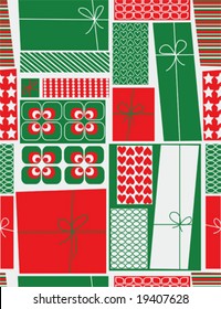 Christmas gift boxes wrap paper