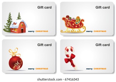 Christmas gift card.