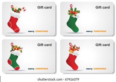 Tarjeta de regalo de Navidad.