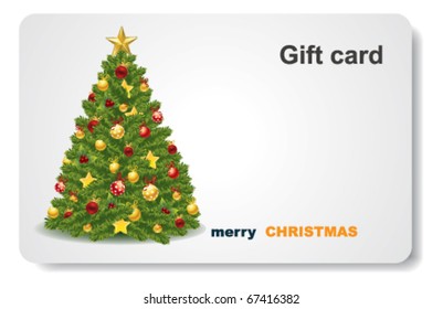 Weihnachtsgeschenkkarte