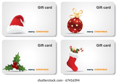 Christmas gift card.