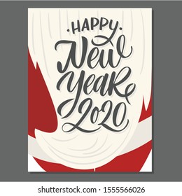 Christmas gift card or tags with lettering. Hand drawn design elements.