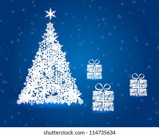Christmas gift. Christmas gift concept.